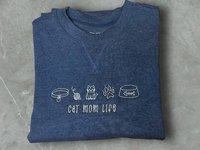 Cat Mom Life Crewneck 